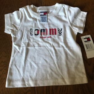 トミーヒルフィガー(TOMMY HILFIGER)の新品タグ付トミーフィルフィガートミーガールロゴTシャツ(Ｔシャツ)