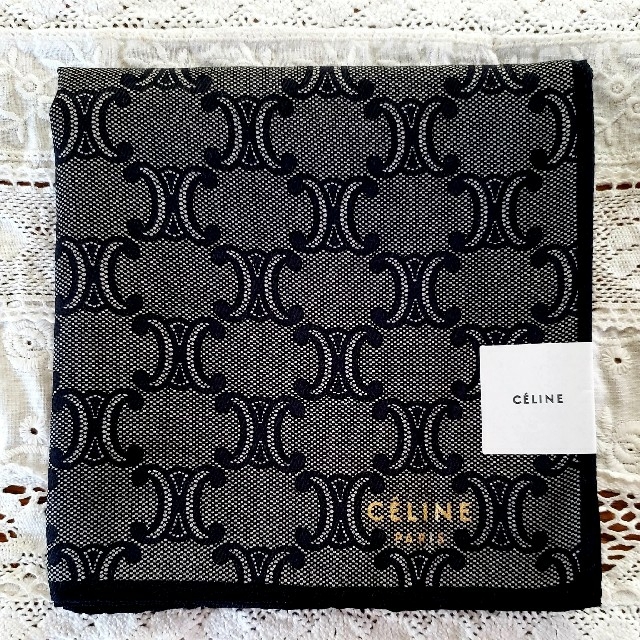 celine - るびちゃん様専用 CELINE セリーヌ マカダム柄 シルク混 ハンカチ 新品の通販 by ぽん's shop｜セリーヌならラクマ