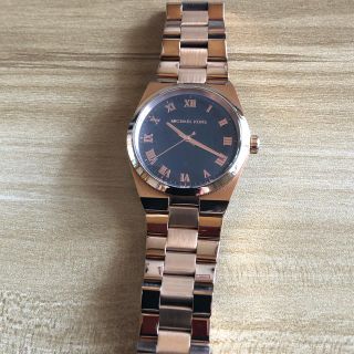 マイケルコース(Michael Kors)のMICHAEL KORS MK5937 チャニング ブラック ダイヤル 稼働品(腕時計)