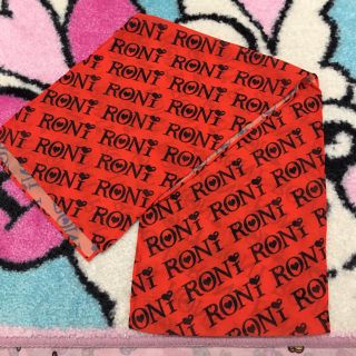 ロニィ(RONI)の美品★RONI★赤ロゴスカーフ★ヘアアクセにも(その他)