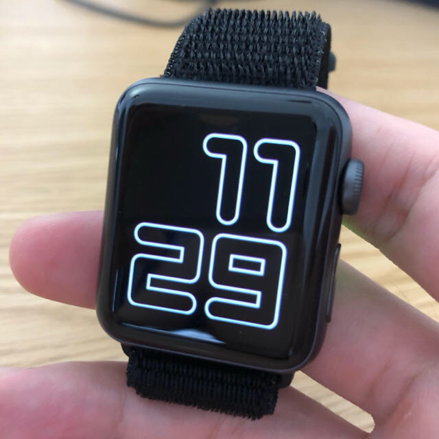 Apple Watch(アップルウォッチ)のApple Watch series3 38mm GPSモデル メンズの時計(腕時計(デジタル))の商品写真