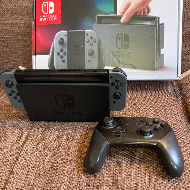 Nintendo Switch JOY-CON グレー 本体  HAC-S-KA