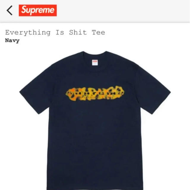 supreme20ss Everything Is shit teeステッカー