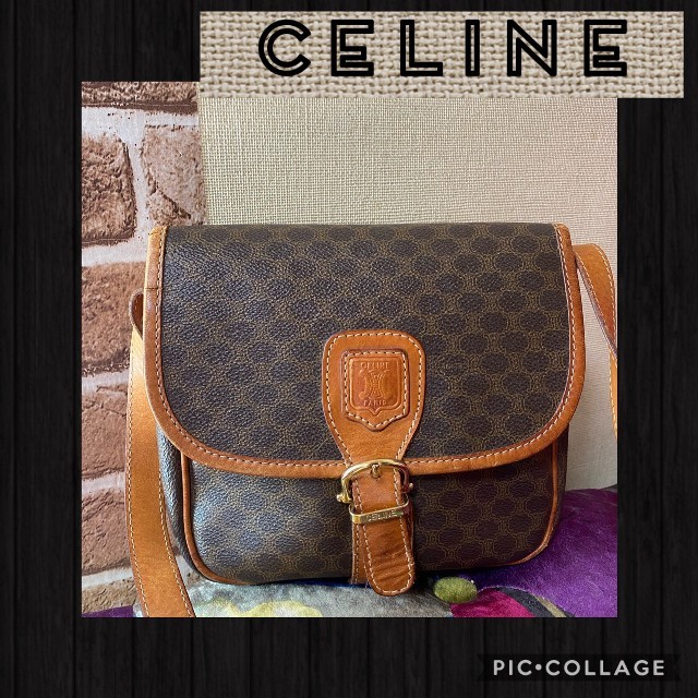 正規品★CELINEセリーヌ。ヴィンテージマカダムショルダーバッグセリーヌバッグ