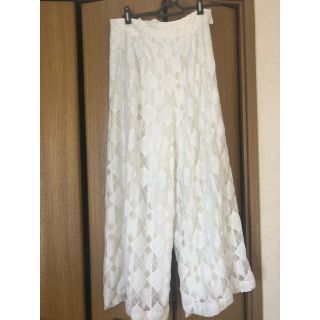 ダブルクローゼット(w closet)のレースパンツ(カジュアルパンツ)