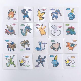 ポケモンパンシール ポケモンシール　20枚(キャラクターグッズ)