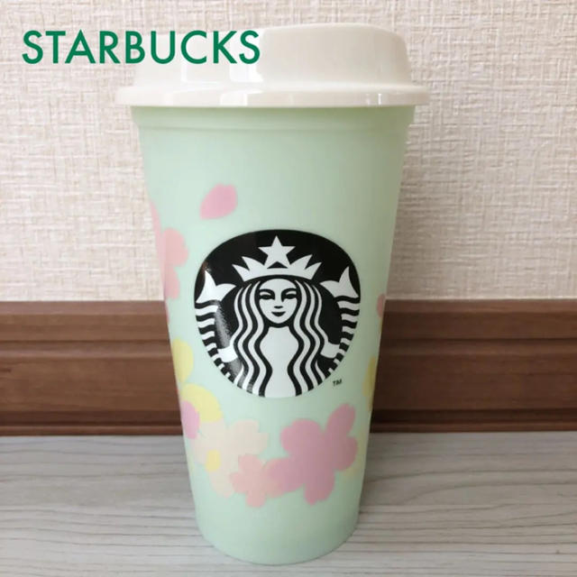 Starbucks Coffee(スターバックスコーヒー)の新品 完売品 桜 2020 スタバ スターバックス リユーザブル カップ　新品 インテリア/住まい/日用品のキッチン/食器(容器)の商品写真