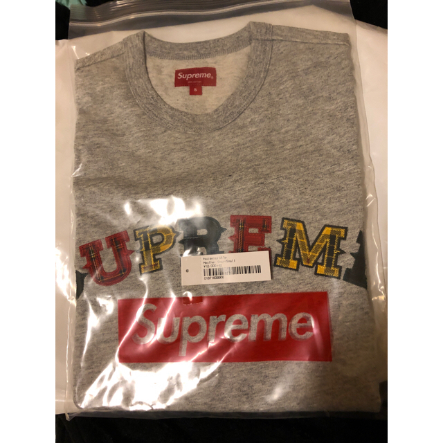 Supreme Plaid Appliqué S/S Top Tee