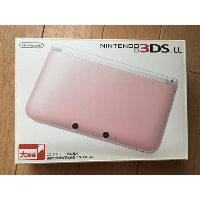 Nintendo 3DS LL 本体ピンク/ホワイト(ソラ様) 携帯用ゲーム機本体