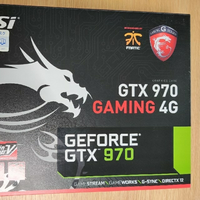 GEFORCE GTX970 MSI GAMING 4G スマホ/家電/カメラのPC/タブレット(PCパーツ)の商品写真