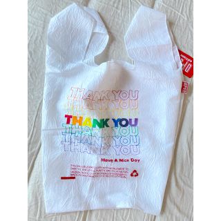 ロンハーマン(Ron Herman)のオープンエディションズレインボーTHANKYOUエコバッグ刺繍新品(エコバッグ)