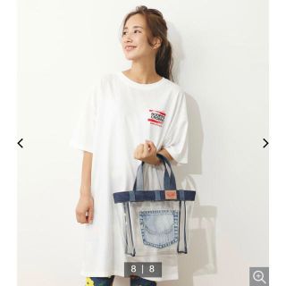 ロデオクラウンズワイドボウル(RODEO CROWNS WIDE BOWL)のDENIMビニールTOTE 新品未使用未開封  RCWB꙳(トートバッグ)