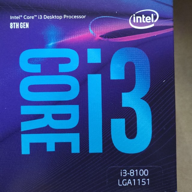 Core i3 8100