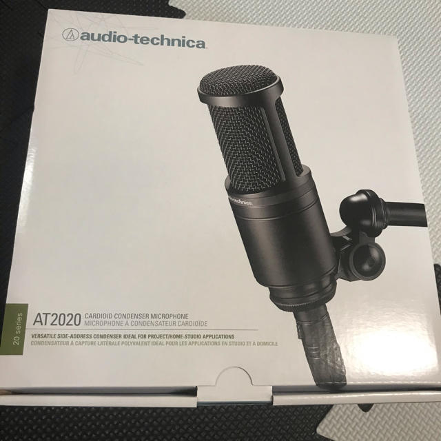 audio-technica(オーディオテクニカ)のオーディオテクニカ　AT2020 コンデンサーマイク 楽器のレコーディング/PA機器(マイク)の商品写真