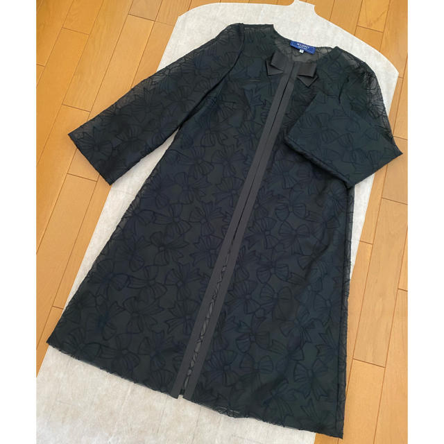 M'S GRACY(エムズグレイシー)のエムズグレイシー  コート 38号　ブラック レディースのジャケット/アウター(ロングコート)の商品写真