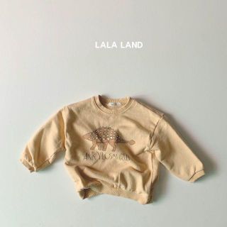 LALA LAND 恐竜柄スウェット　韓国子供服(Tシャツ/カットソー)