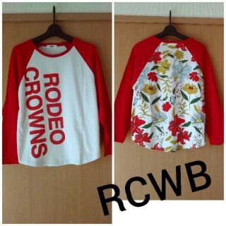 ロデオクラウンズ(RODEO CROWNS)のケイト様専用ページ♪RCWB★前後可愛いトップス(Tシャツ(長袖/七分))