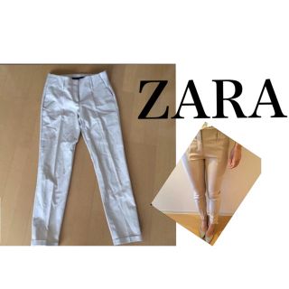 ザラ(ZARA)のZARAベーシック センタープレスパンツ(クロップドパンツ)