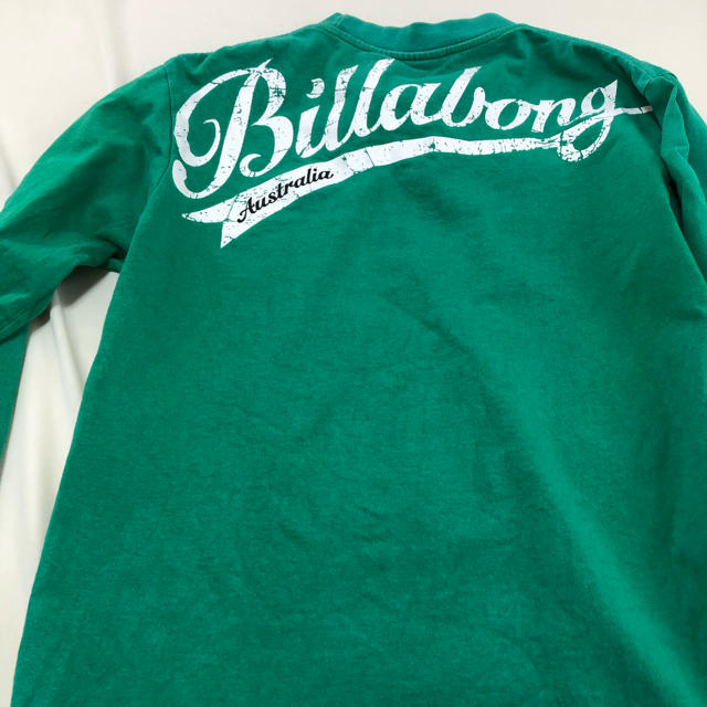 billabong(ビラボン)のBillabong ロンT 長袖　緑Tシャツ　サーフィン　サーフカジュアル メンズのトップス(Tシャツ/カットソー(七分/長袖))の商品写真