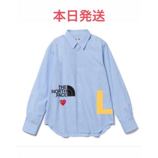 コムデギャルソン(COMME des GARCONS)の新品未使用　コムデギャルソン　ノースフェイス　コラボ　ワイシャツ(シャツ)