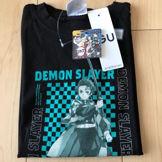 ジーユー(GU)のgu 鬼滅の刃 Tシャツ 炭治郎 130cm(Tシャツ/カットソー)