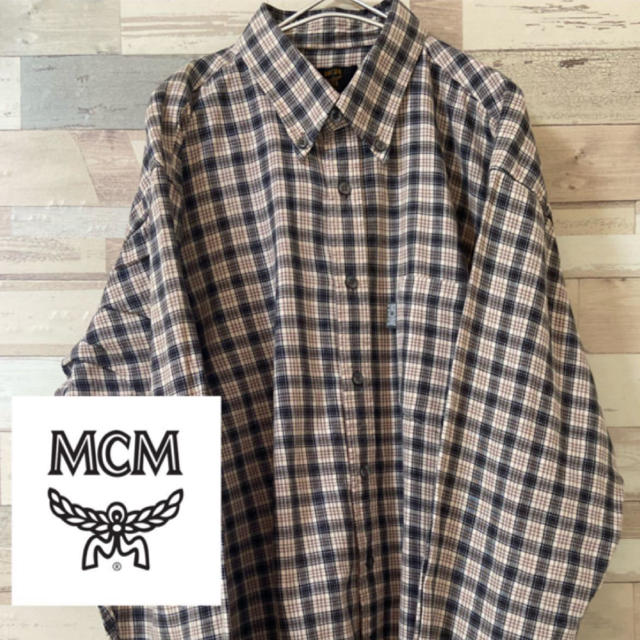 【ビックシルエット】MCM チェックシャツ