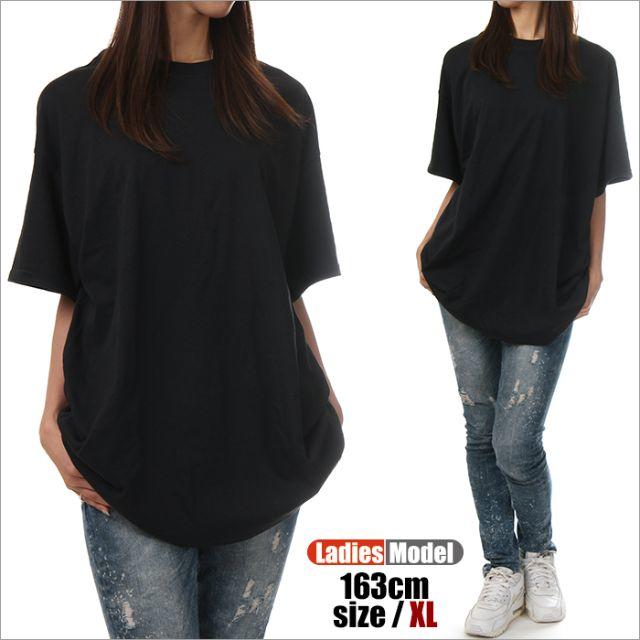 GILDAN(ギルタン)の【新品】ギルダン Tシャツ XL 黒 USAモデル 大きいサイズ レディースのトップス(Tシャツ(半袖/袖なし))の商品写真