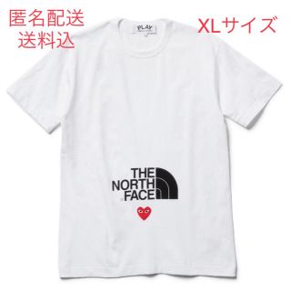 コムデギャルソン(COMME des GARCONS)のコムデギャルソン play プレイ north face Tシャツノースフェイス(Tシャツ/カットソー(半袖/袖なし))