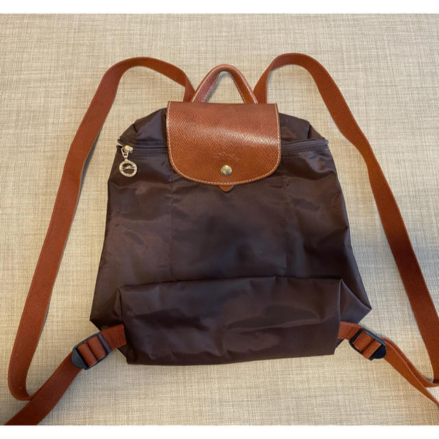 LONGCHAMP(ロンシャン)のロンシャン　バックパック　ブラウン レディースのバッグ(リュック/バックパック)の商品写真