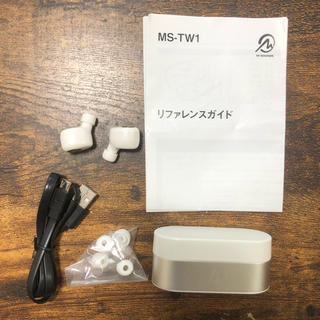 ワイヤレスイヤホン　MS-TW1(ヘッドフォン/イヤフォン)