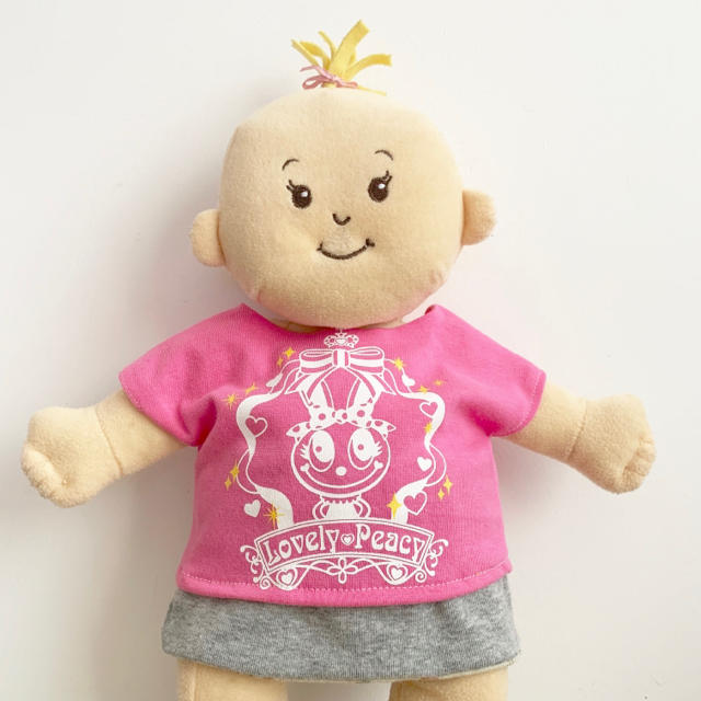 BorneLund(ボーネルンド)のぽぽちゃん ボーネルンド ベビーステラちゃん Tシャツ リメイク キッズ/ベビー/マタニティのおもちゃ(ぬいぐるみ/人形)の商品写真
