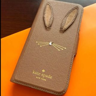 ケイトスペードニューヨーク(kate spade new york)のケイトスペード  iPhone7.8  うさぎケース(iPhoneケース)