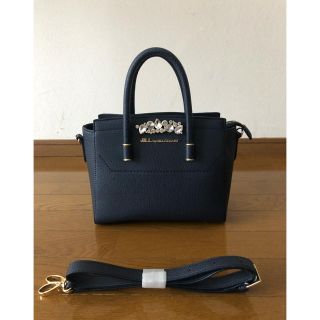 ジルバイジルスチュアート(JILL by JILLSTUART)の9月30日までの出品　ビジューロイヤルトート　ネイビー  (ショルダーバッグ)