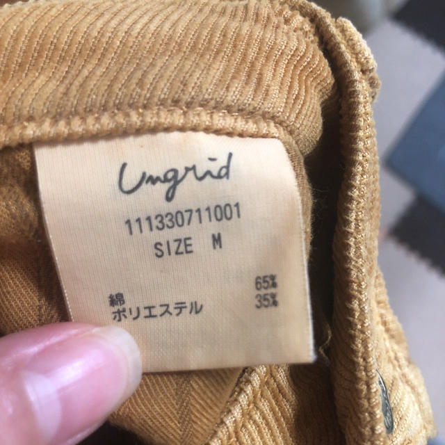 Ungrid(アングリッド)の【専用】ungrid アングリッド サルエルコーデュロイパンツ レディースのパンツ(サルエルパンツ)の商品写真