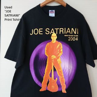 ☆US古着JOE SATRIANI/バンT/Tシャツ/XL(Tシャツ/カットソー(半袖/袖なし))