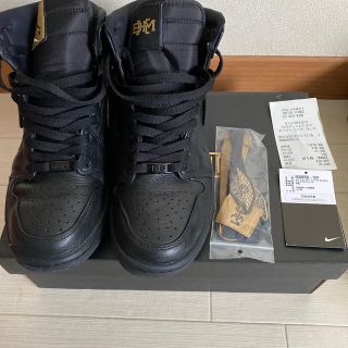 ナイキ(NIKE)のNIKE AIR JORDAN 1 RETRO HIGH BHM 箱付き(スニーカー)