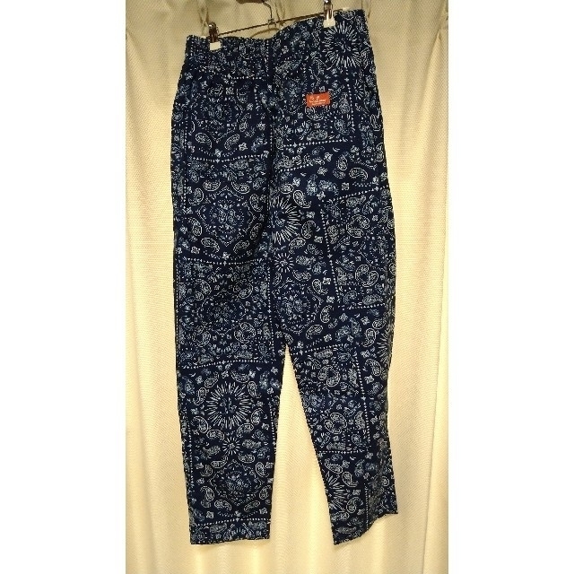 クックマン COOKMAN chef pants ペイズリー ネイビー メンズのパンツ(ワークパンツ/カーゴパンツ)の商品写真