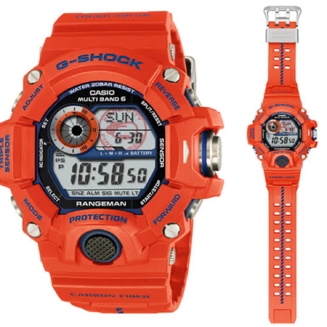 RANGEMAN/ G-SHOCK 神戸市消防局タイアップモデルデジタルソーラーメンズ