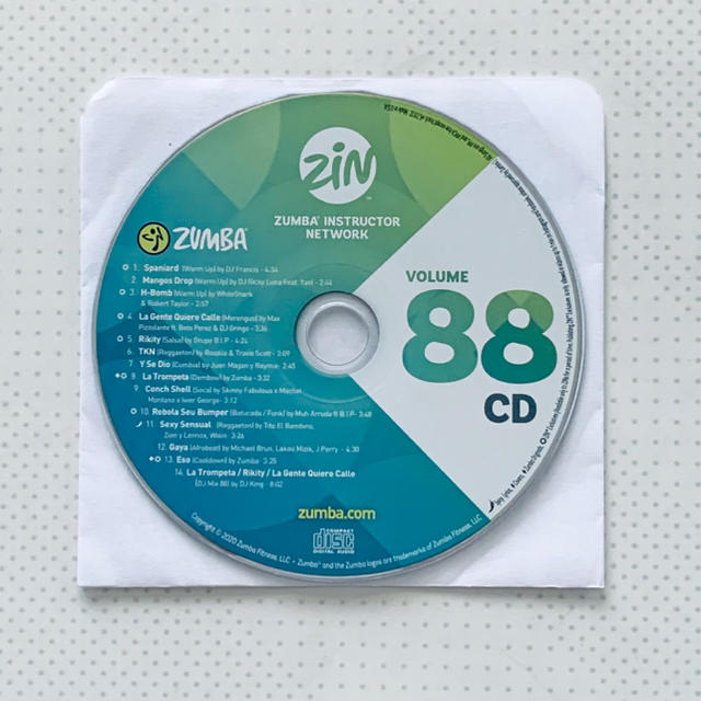 Zumba ZIN 88 DVD & CD