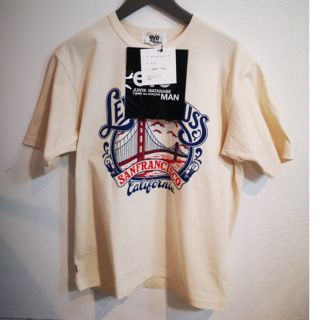 ジュンヤワタナベコムデギャルソン(JUNYA WATANABE COMME des GARCONS)の【新品】ジュンヤ ワタナベ ギャルソン マン Levi'sコラボTシャツ M(Tシャツ/カットソー(半袖/袖なし))