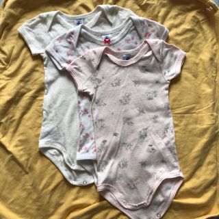 プチバトー(PETIT BATEAU)のプチバトー　肌着　3枚セット(肌着/下着)