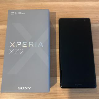 ソニー(SONY)のXPERIA XZ2 リキッドブラック キズあり SIMフリー(スマートフォン本体)