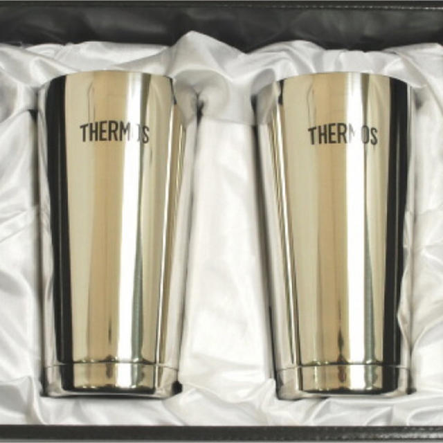 THERMOS(サーモス)のミラー仕上げ 豪華 高級感 サーモス 真空断熱タンブラー4個 シルバー400ml インテリア/住まい/日用品のキッチン/食器(タンブラー)の商品写真