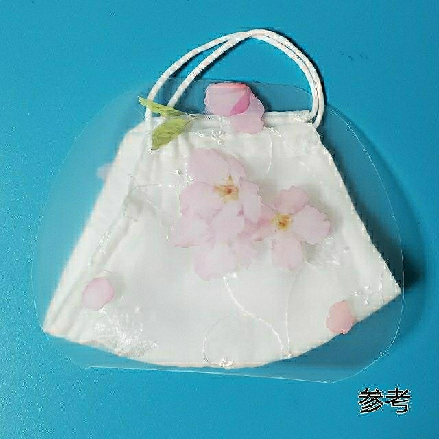 マスクケース 桜✿  薄型 消毒可   ハンドメイドのハンドメイド その他(その他)の商品写真