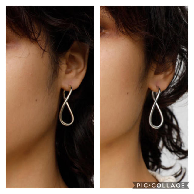 moussy(マウジー)のMOUSSY 新品 curve circle ピアス 2色セット レディースのアクセサリー(ピアス)の商品写真