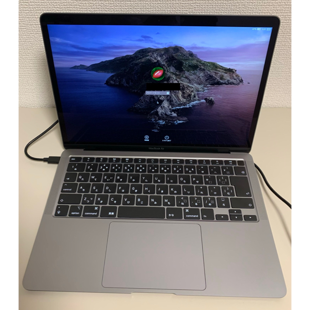 【値下】MacBook Air 2020 13インチ ほぼ新品 充放電2回