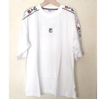 フィラ(FILA)の【FILA/フィラ】カタカナＴシャツ 白 バックプリント ビッグシルエット(Tシャツ(半袖/袖なし))