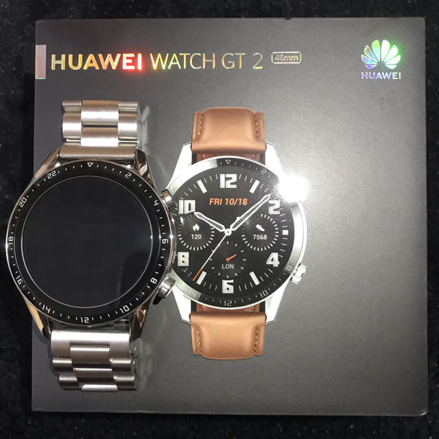 HUAWEI Watch GT2 46mm Classic ステンレスバンド付き腕時計(デジタル)