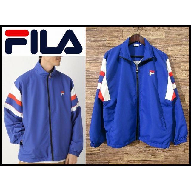 FILA - loisa様専用 美品 フィラ ナイロン ジャケット ブルゾン 青 Mの ...