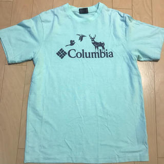 コロンビア(Columbia)のきゅう様専用　Columbia Tシャツ　青色　Lサイズ(Tシャツ/カットソー(半袖/袖なし))